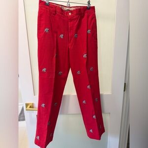 Alabama Embroidered Washed Stoned & Beaten Men's Pants
